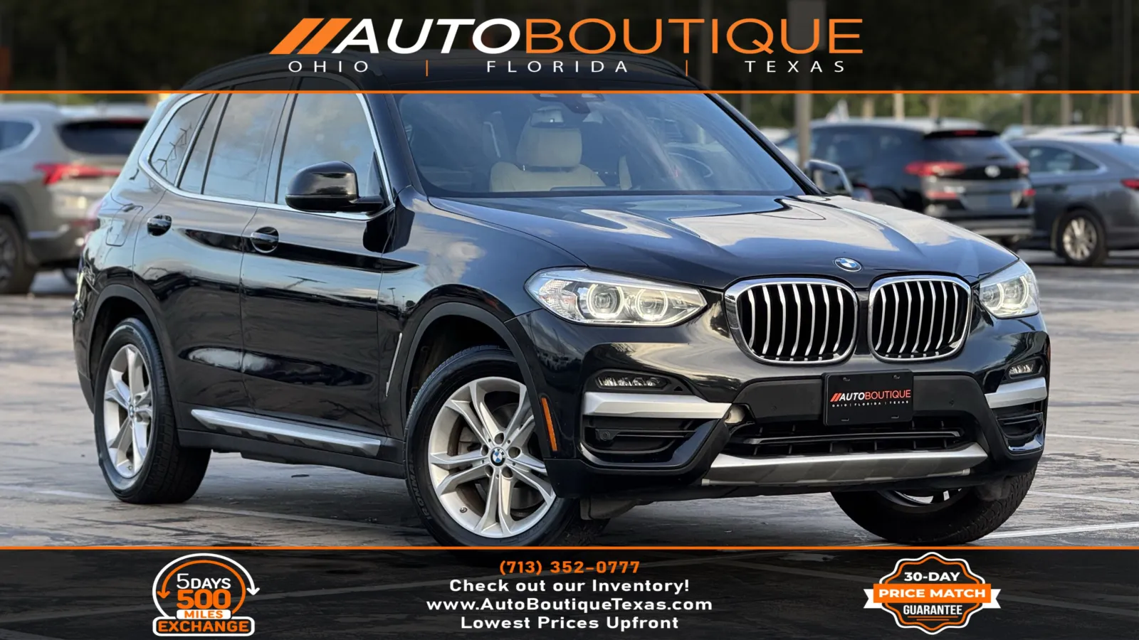 Black 2021 BMW X3 sDrive30i for sale in Alvin, TX
