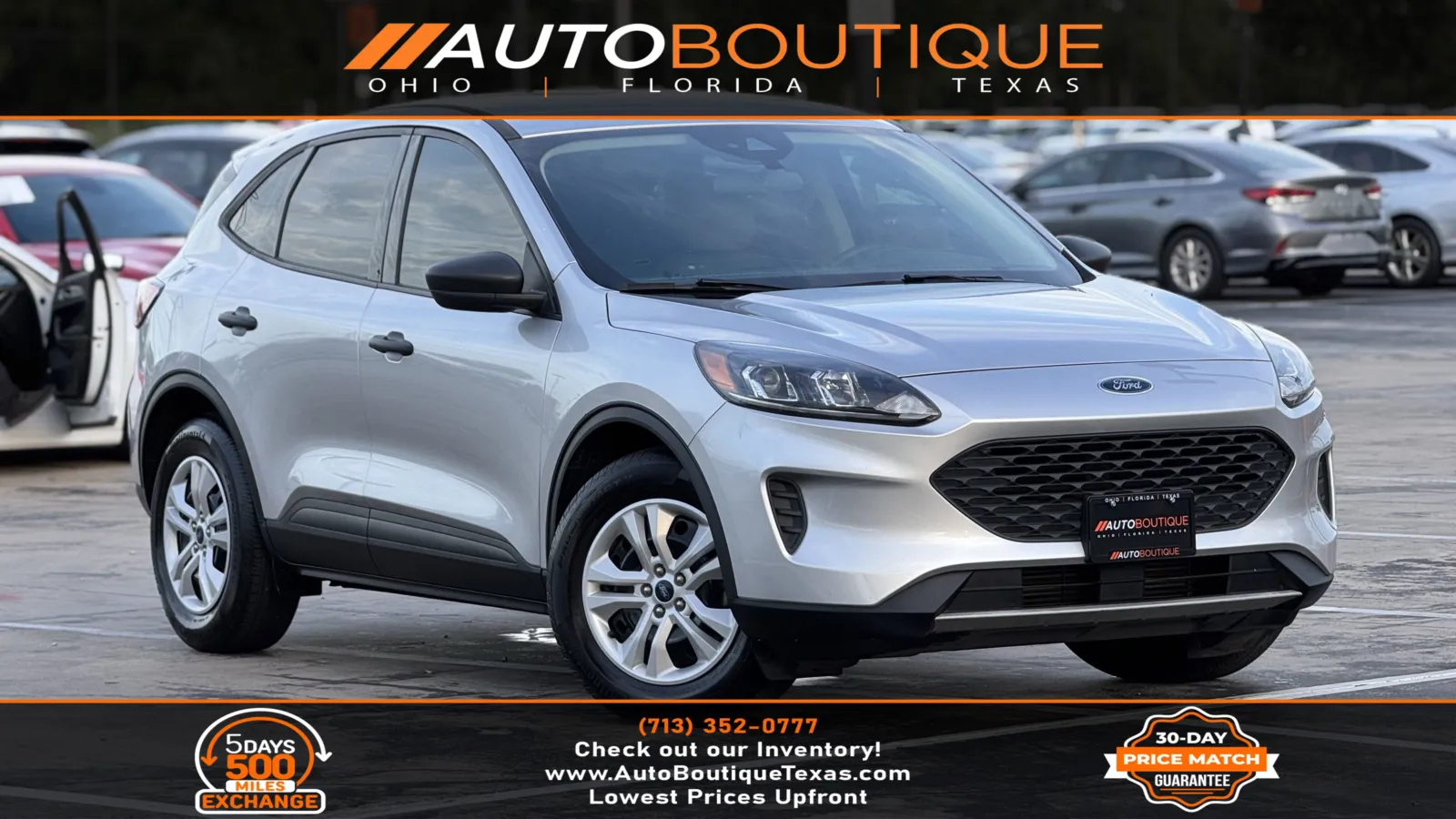 Silver 2020 Ford Escape S for sale in Alvin, TX