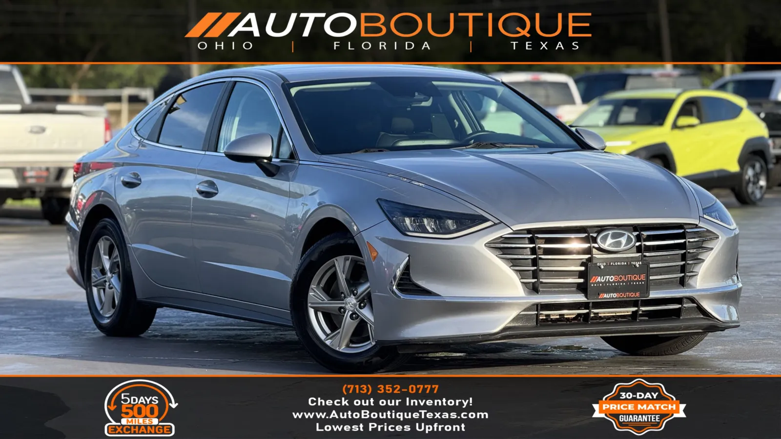Silver 2021 Hyundai Sonata SE for sale in Alvin, TX