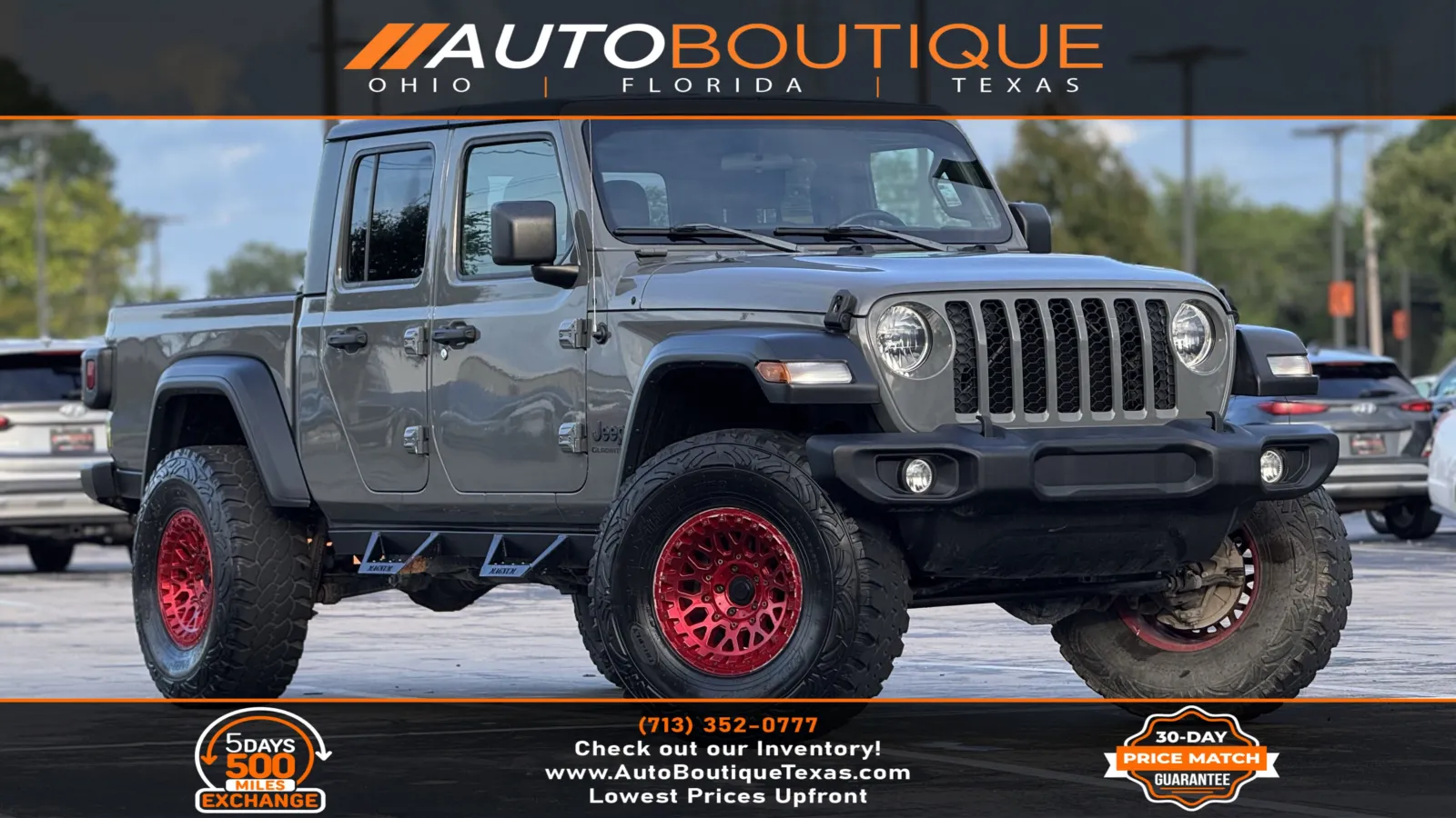 Gray 2020 Jeep Gladiator Sport S for sale in Alvin, TX
