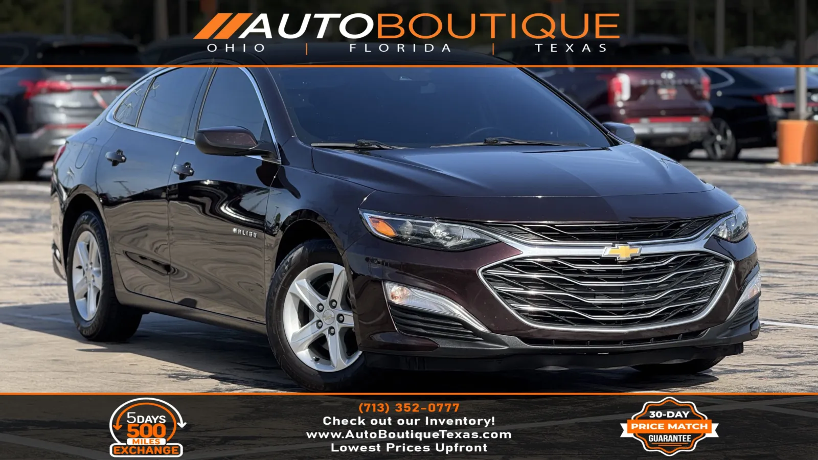 Red 2020 Chevrolet Malibu LS for sale in Alvin, TX
