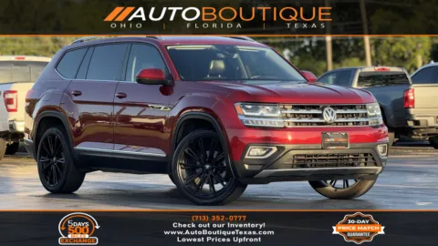 Red 2018 Volkswagen Atlas 3.6L V6 SEL for sale in Alvin, TX