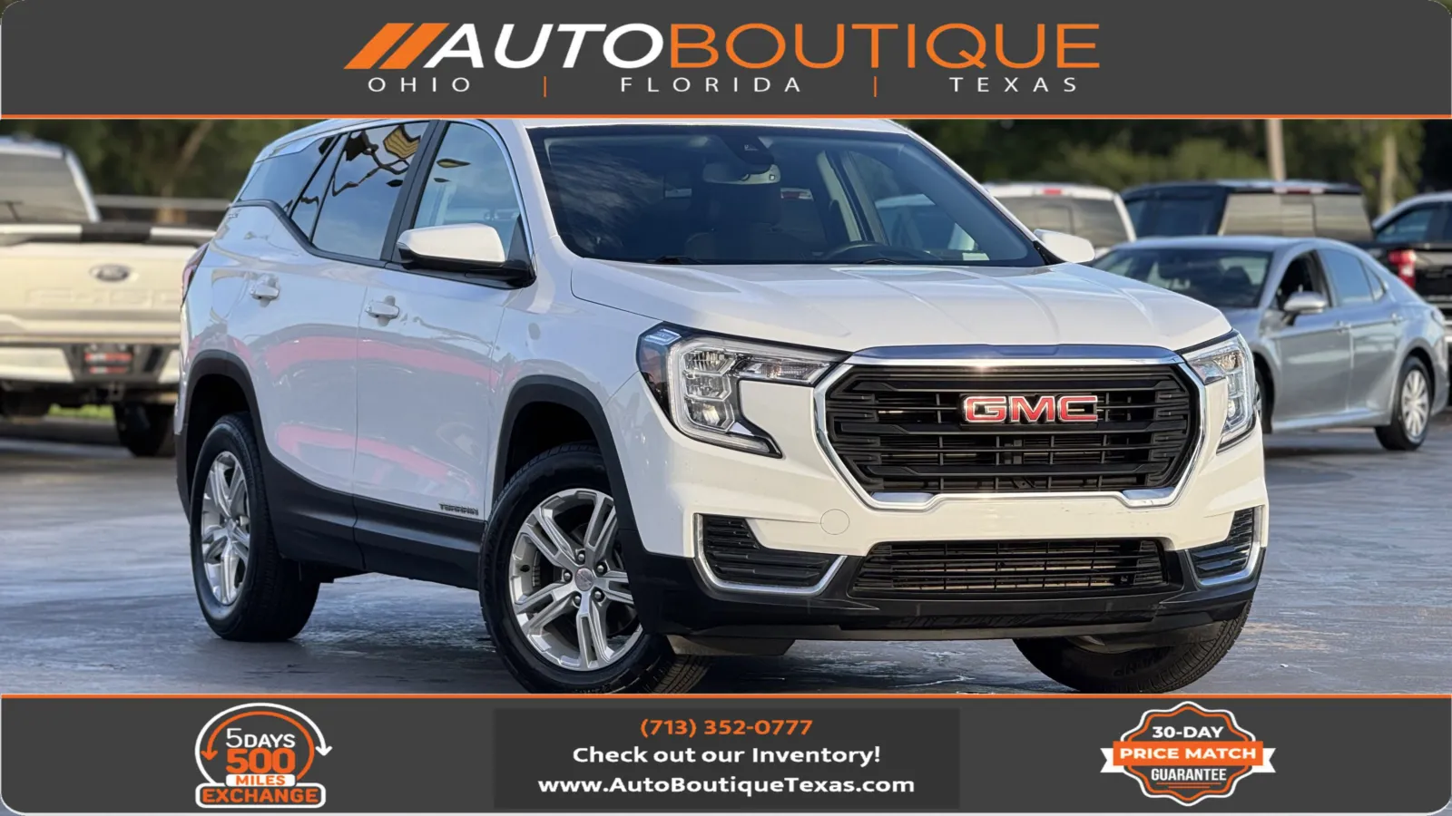 White 2023 GMC Terrain SLE for sale in Alvin, TX