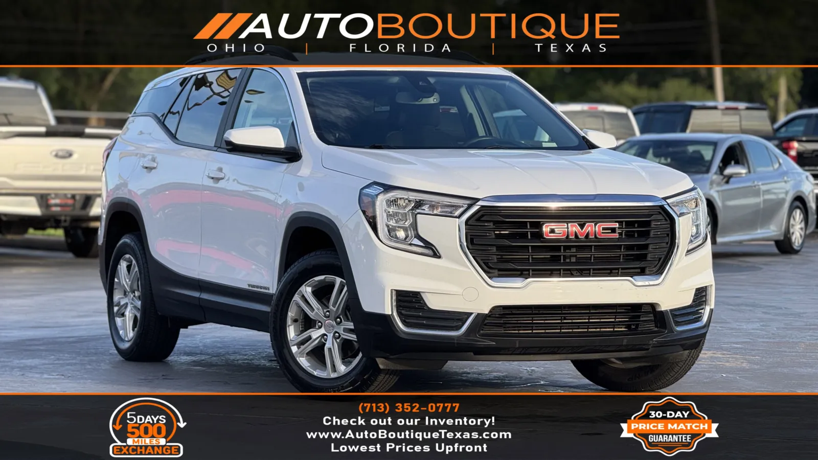 White 2023 GMC Terrain SLE for sale in Alvin, TX