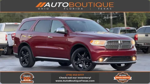Red 2015 Dodge Durango SXT for sale in Alvin, TX