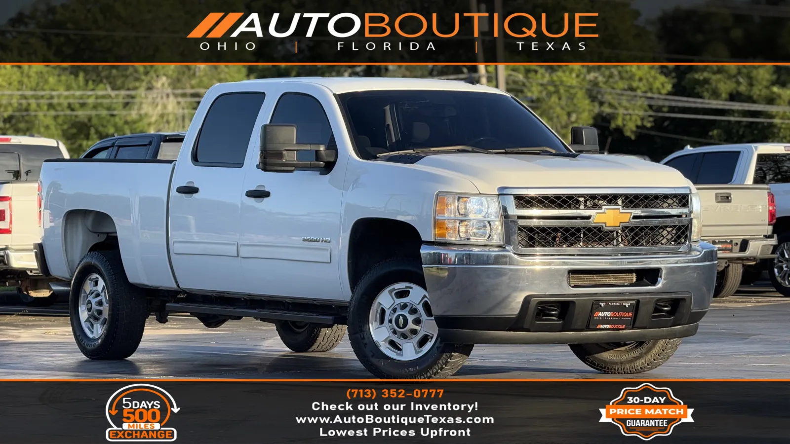White 2014 Chevrolet Silverado 2500HD LT for sale in Alvin, TX