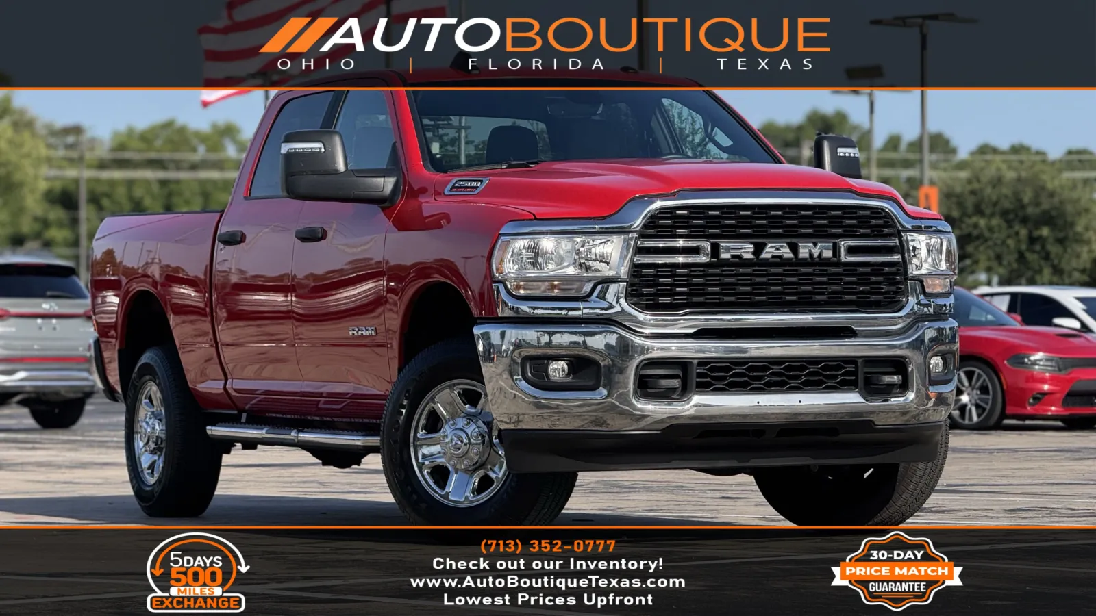 Red 2024 Ram 2500 Big Horn for sale in Alvin, TX