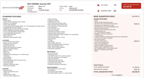 More photos of 2012 Dodge Journey SXT at Auto Boutique Texas, TX