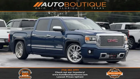 Blue 2015 GMC Sierra 1500 Denali for sale in Alvin, TX