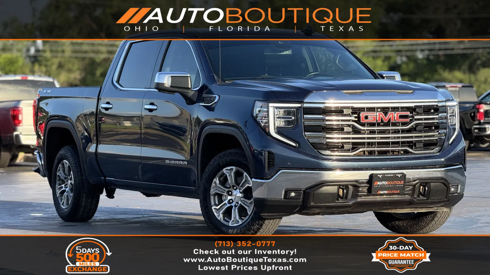 Blue 2023 GMC Sierra 1500 SLT for sale in Alvin, TX