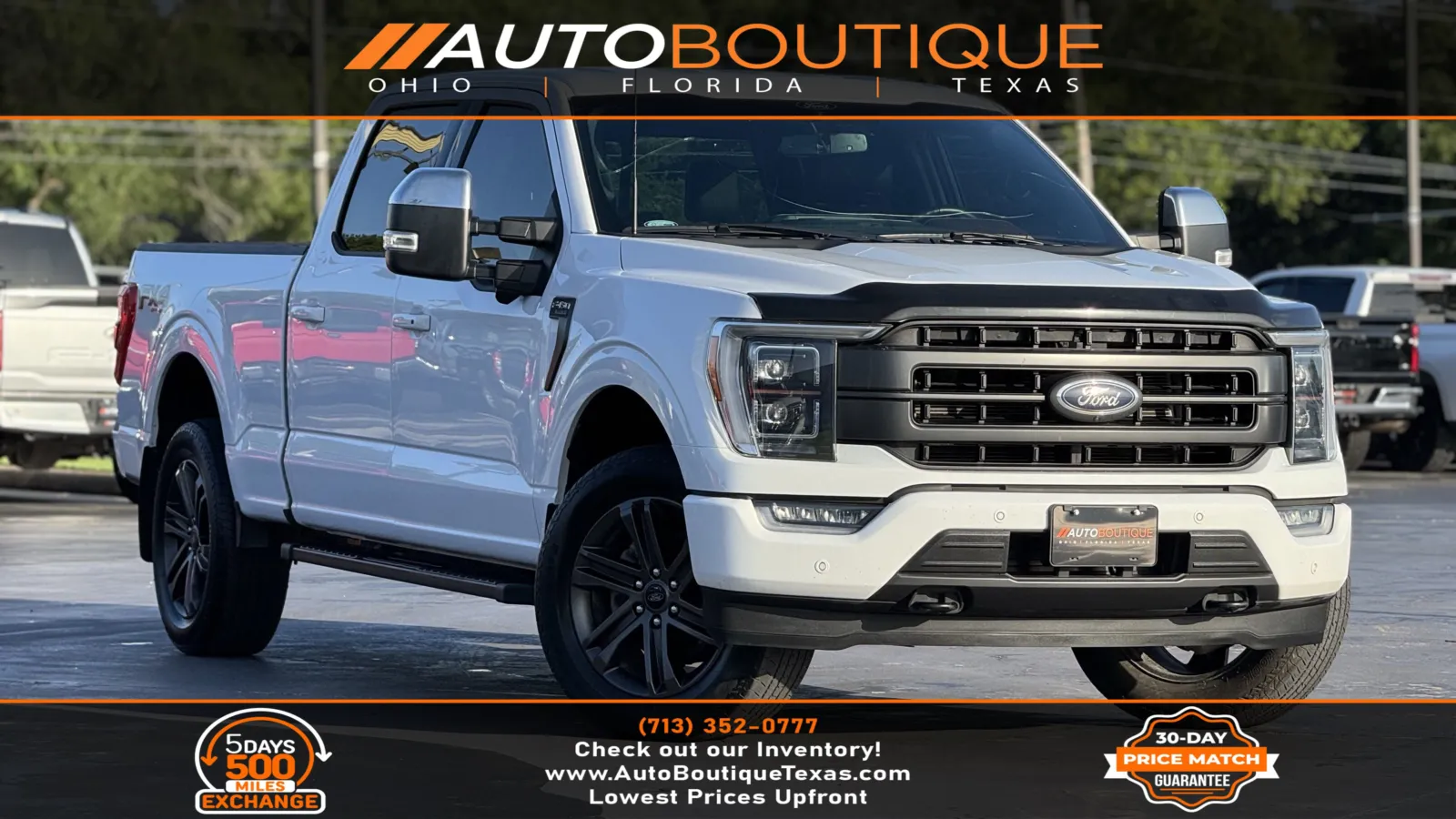 White 2022 Ford F-150 LARIAT for sale in Alvin, TX