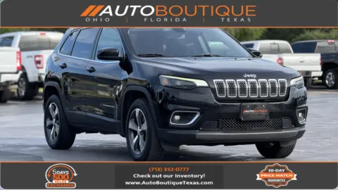 Black 2019 Jeep Cherokee Limited for sale in Alvin, TX