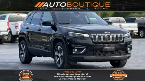 Black 2019 Jeep Cherokee Limited for sale in Alvin, TX