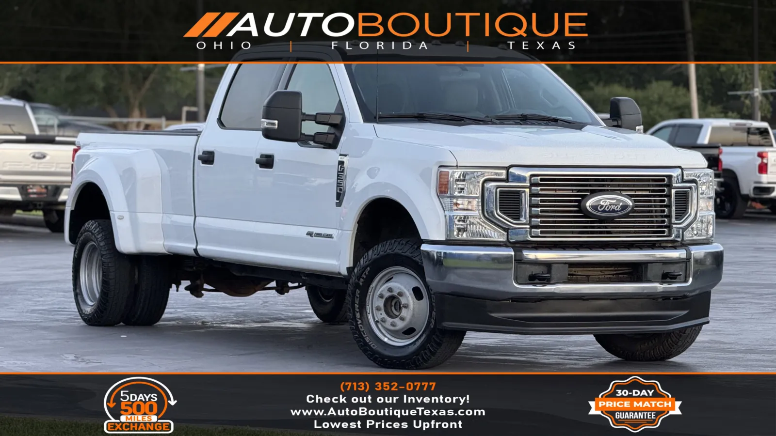 White 2022 Ford Super Duty F-350 DRW XLT for sale in Alvin, TX