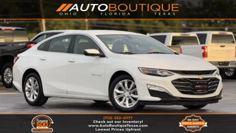 White 2020 Chevrolet Malibu LT for sale in Alvin, TX