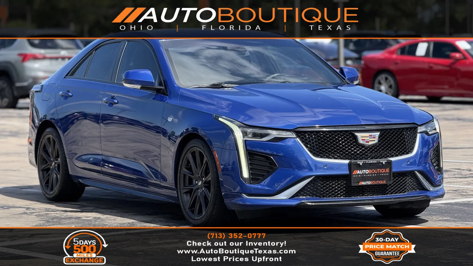 Blue 2021 Cadillac CT4 Sport for sale in Alvin, TX