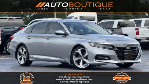 Silver 2018 Honda Accord Sedan Touring 2.0T for sale in Alvin, TX