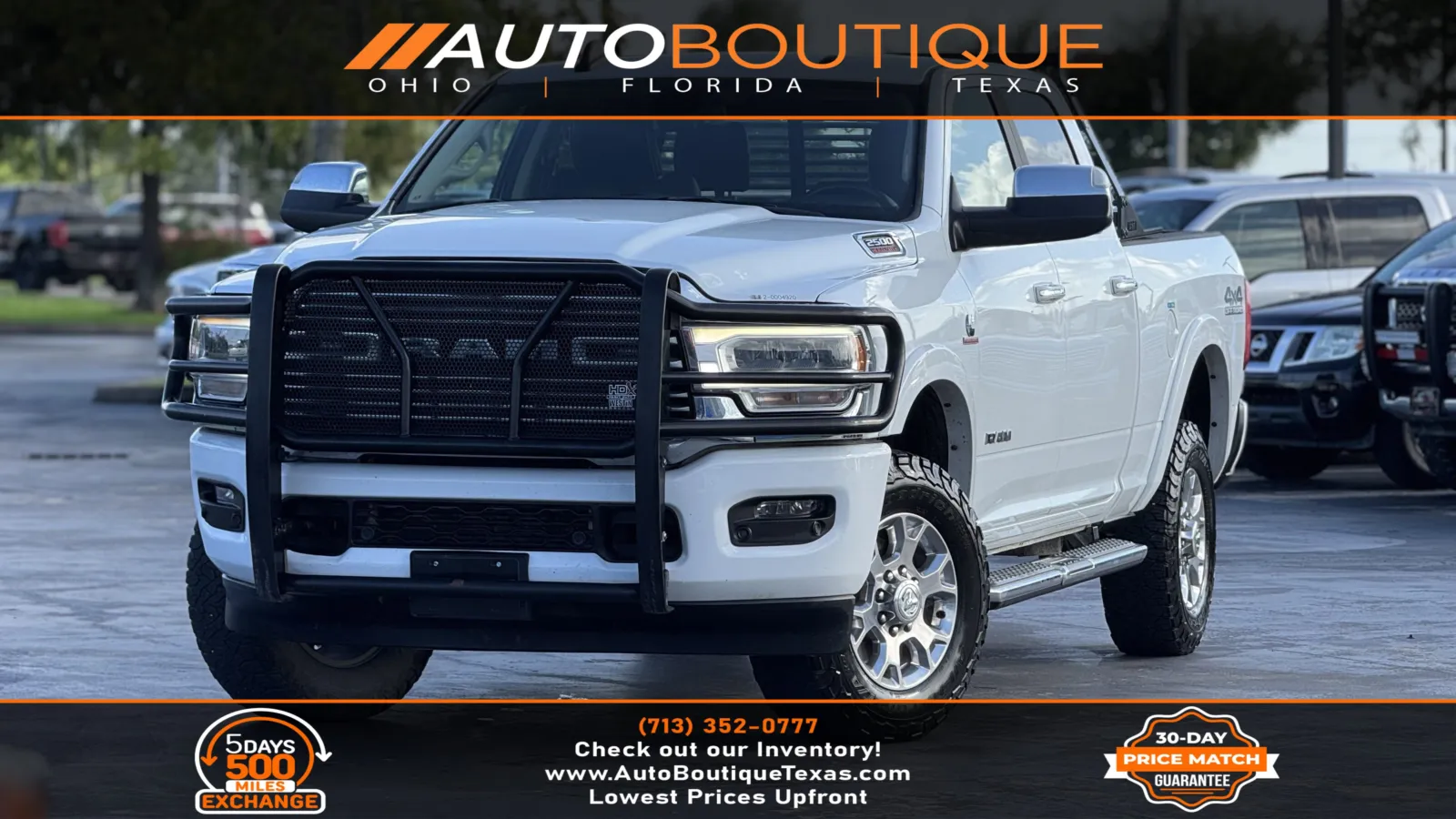 White 2022 Ram 2500 Laramie for sale in Alvin, TX