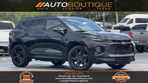 Black 2022 Chevrolet Blazer RS for sale in Alvin, TX