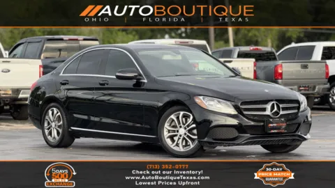 Black 2016 Mercedes-Benz C-Class C 300 for sale in Alvin, TX
