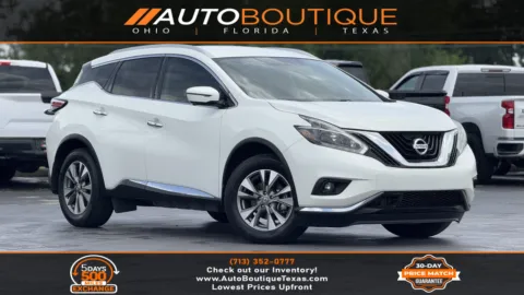 White 2018 Nissan Murano SL for sale in Alvin, TX