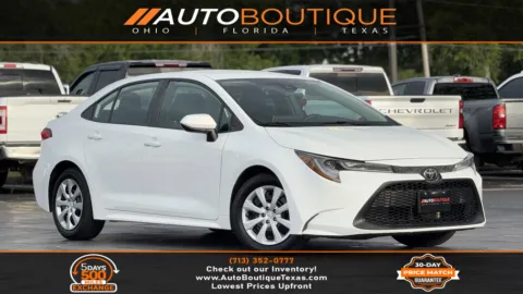 White 2020 Toyota Corolla LE for sale in Alvin, TX