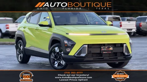 Yellow 2024 Hyundai Kona SEL for sale in Alvin, TX