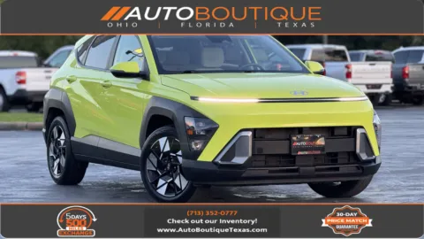 Yellow 2024 Hyundai Kona SEL for sale in Alvin, TX