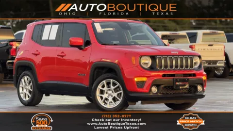 Red 2019 Jeep Renegade Latitude for sale in Alvin, TX