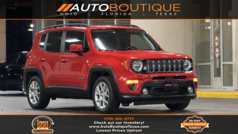 Red 2019 Jeep Renegade Latitude for sale in Alvin, TX