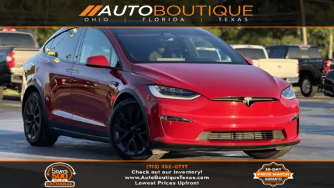Red 2022 Tesla Model X Plaid for sale in Alvin, TX