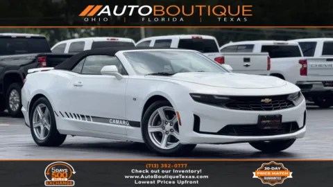 White 2019 Chevrolet Camaro 1LT for sale in Alvin, TX