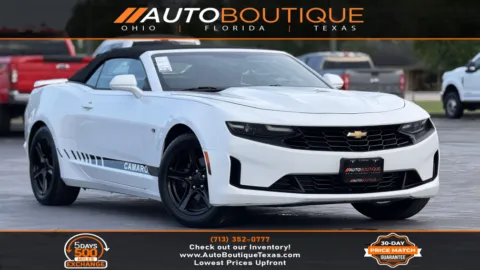 White 2019 Chevrolet Camaro 1LT for sale in Alvin, TX