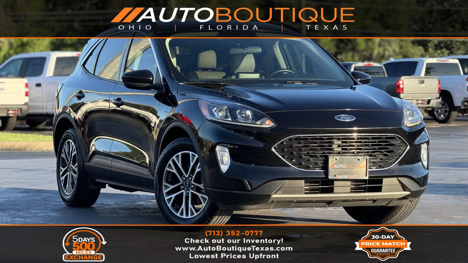 Black 2020 Ford Escape SEL for sale in Alvin, TX