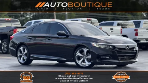 Brown 2018 Honda Accord Sedan Touring 1.5T for sale in Alvin, TX