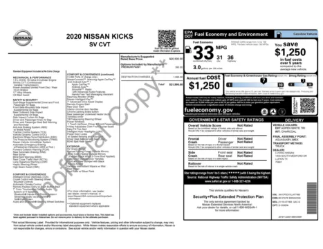 Photos of 2020 Nissan Kicks SV for sale in Alvin, TX at Auto Boutique Texas
