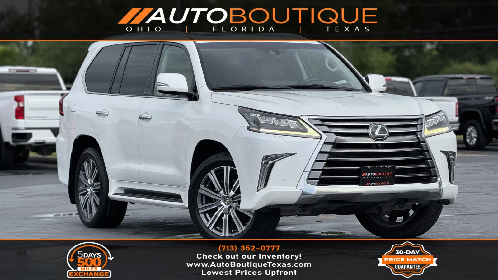 White 2017 Lexus LX 570 for sale in Alvin, TX