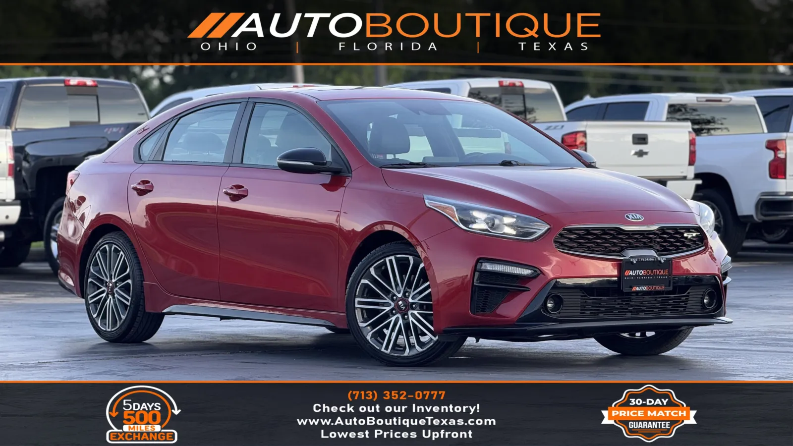 Red 2020 Kia Forte GT for sale in Alvin, TX