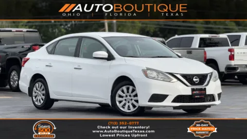 White 2018 Nissan Sentra S for sale in Alvin, TX