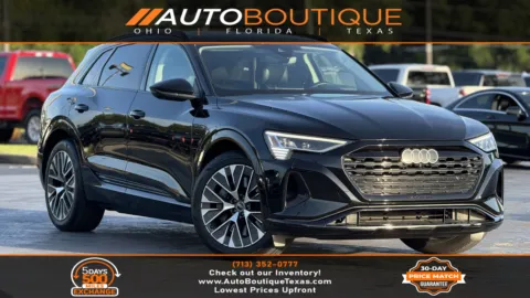 Black 2024 Audi Q8 e-tron Prestige for sale in Alvin, TX