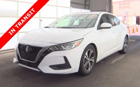 White 2022 Nissan Sentra SV for sale in Alvin, TX