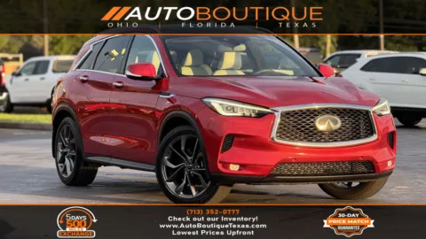 Red 2020 INFINITI QX50 AUTOGRAPH for sale in Alvin, TX