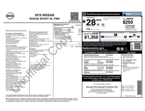 Photos of 2019 Nissan Rogue Sport SL for sale in Alvin, TX at Auto Boutique Texas