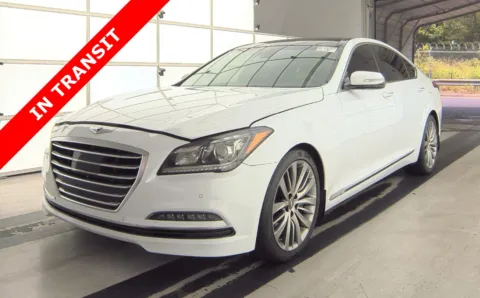 White 2015 Hyundai Genesis 5.0L for sale in Alvin, TX