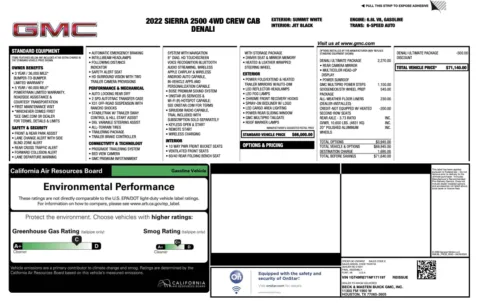 Photos of 2022 GMC Sierra 2500HD Denali for sale in Alvin, TX at Auto Boutique Texas