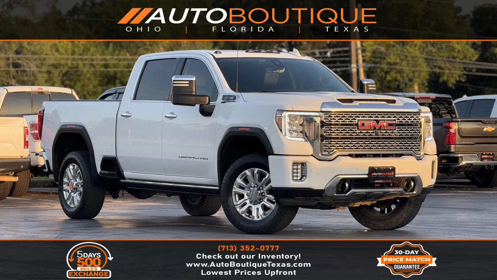 White 2022 GMC Sierra 2500HD Denali for sale in Alvin, TX
