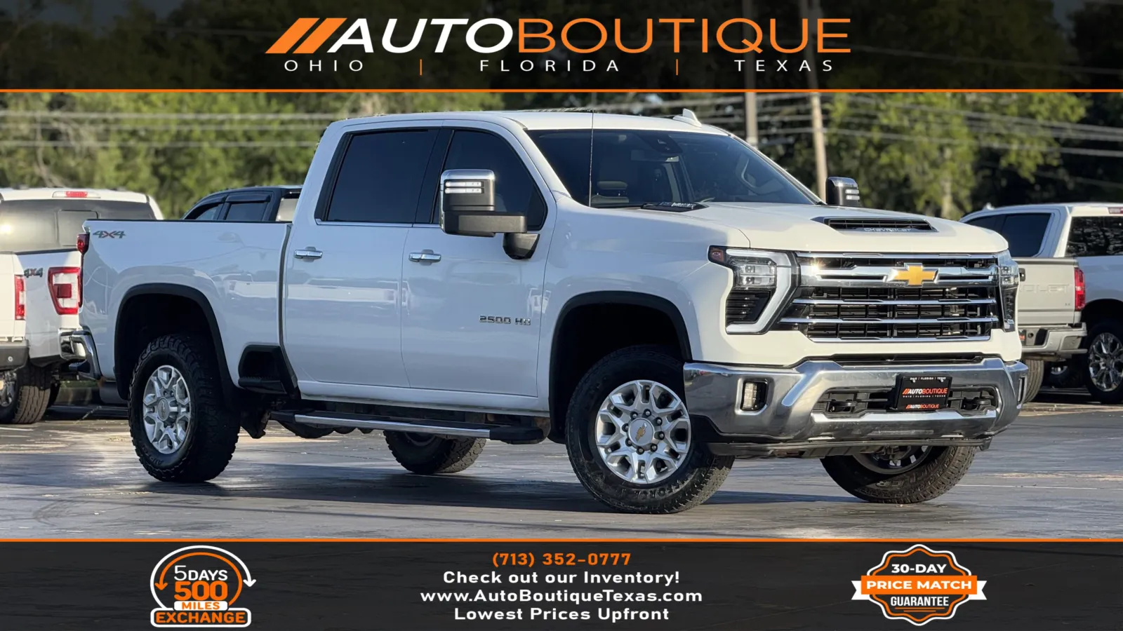 White 2024 Chevrolet Silverado 2500HD LTZ for sale in Alvin, TX