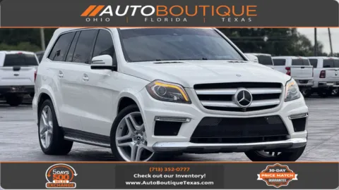 White 2015 Mercedes-Benz GL-Class GL 550 for sale in Alvin, TX