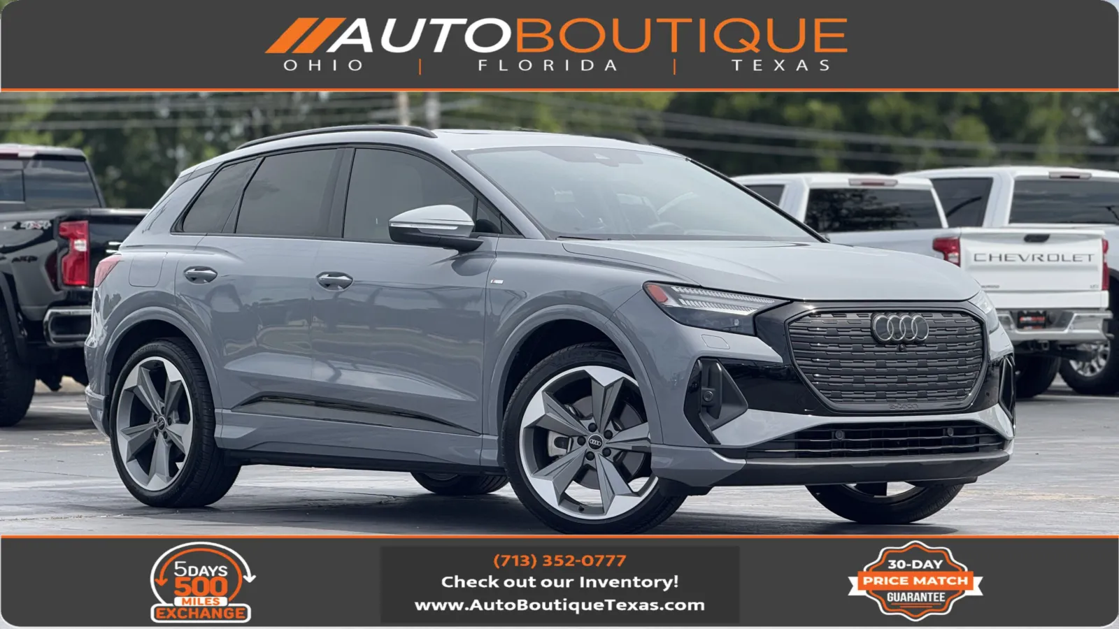 Gray 2025 Audi Q4 e-tron Prestige for sale in Alvin, TX