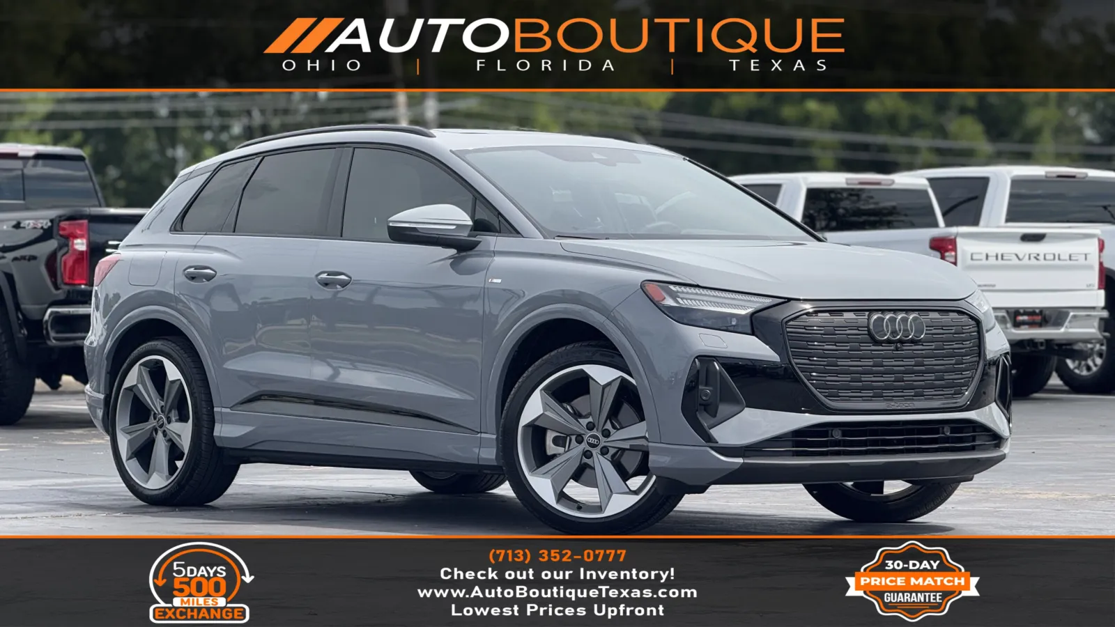 Gray 2025 Audi Q4 e-tron Prestige for sale in Alvin, TX